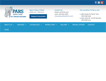 Tablet Screenshot of parsdentalclinic.com